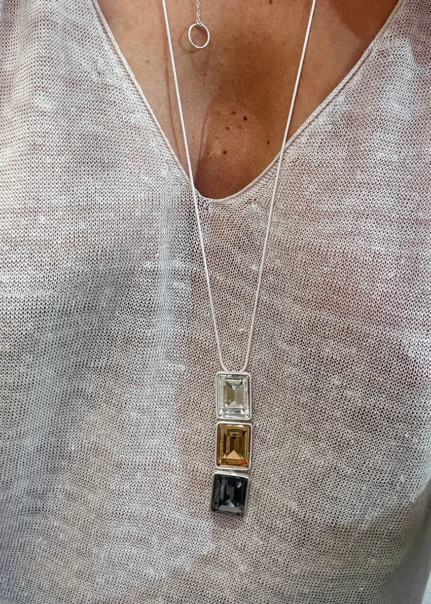3 Stones Necklace