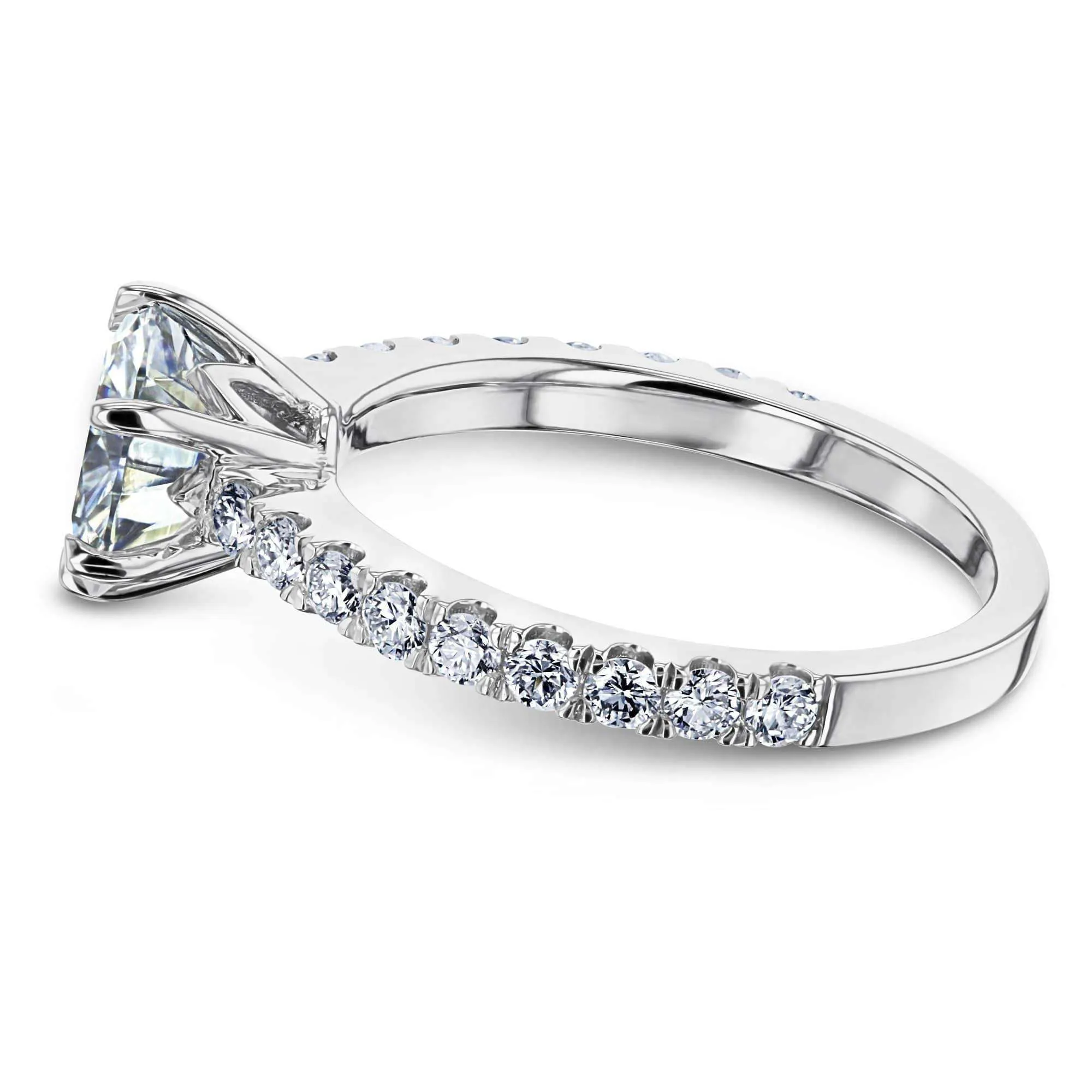 6-Prong 1.9ct Forever One Moissanite Ring