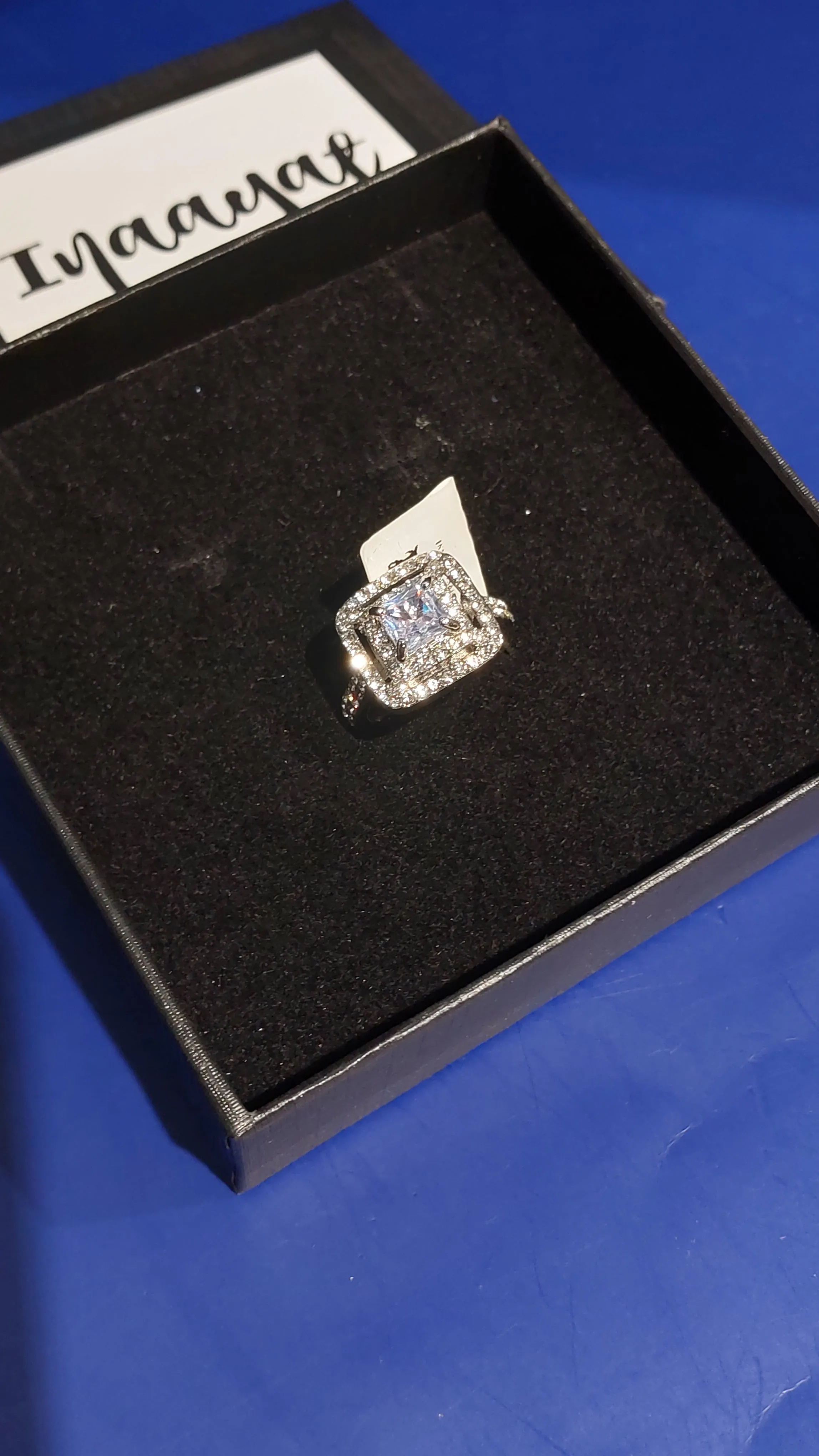 Anu Silver with  Zircon Ring