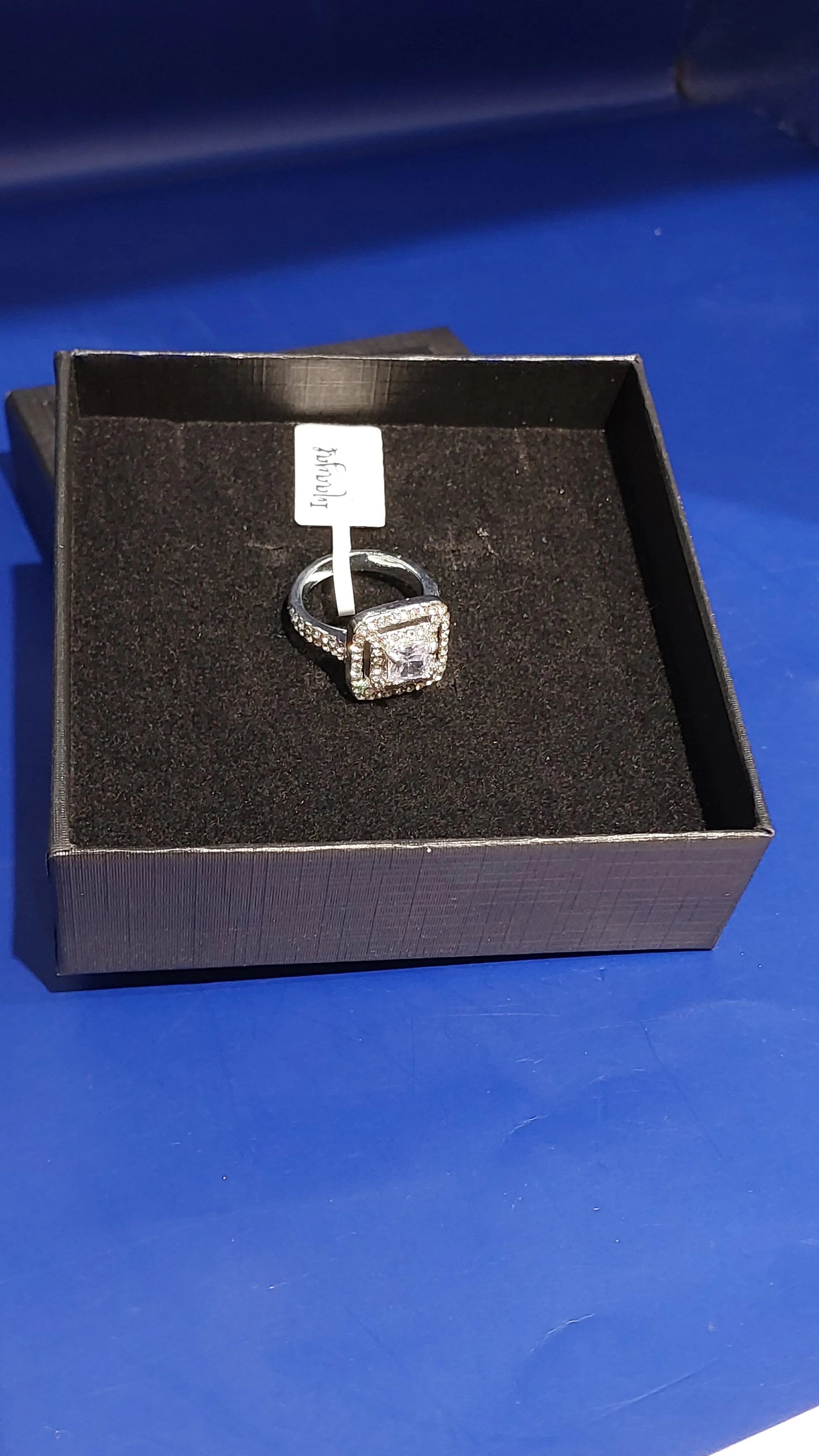 Anu Silver with  Zircon Ring