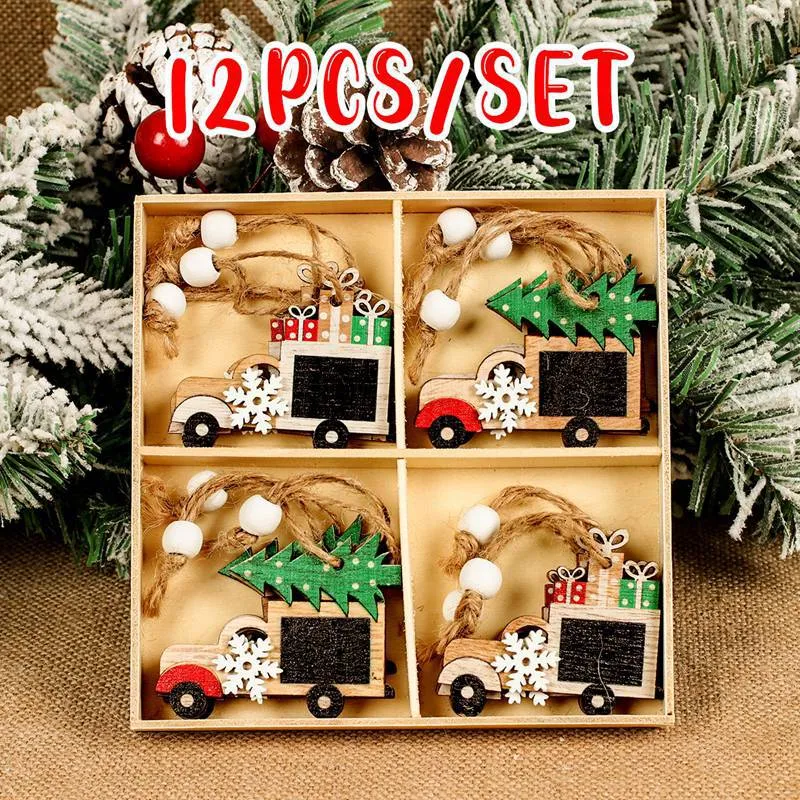 Christmas Gnomes Wooden Pendants Christmas Decorations For Home Xmas Tree Christmas Ornaments Navidad Decor