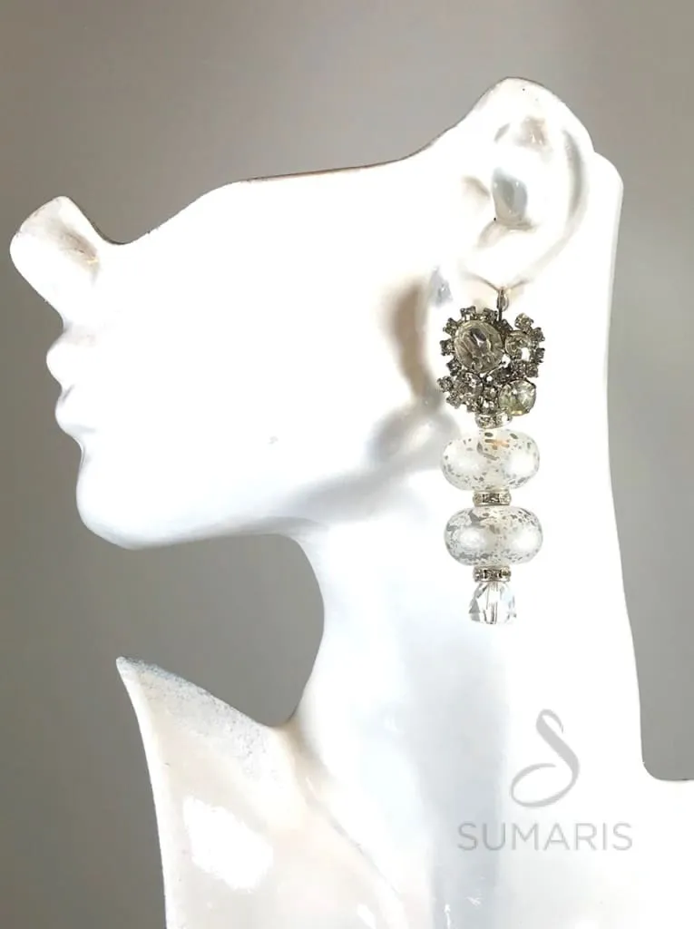 CONFETTI OOAK STATEMENT EARRINGS