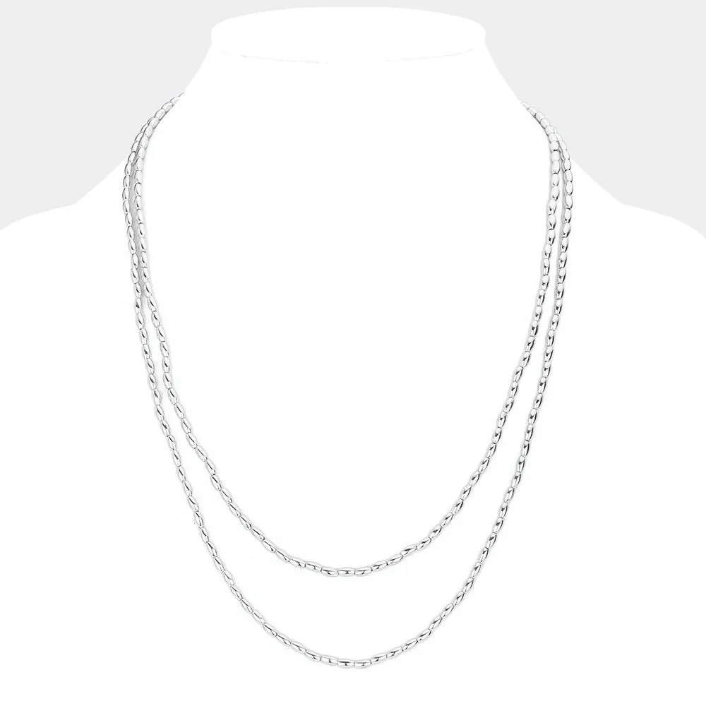 iLLASPARKZ Beaded Long Necklace