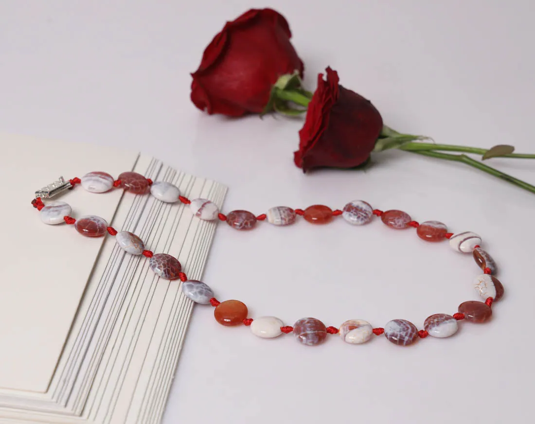 Imeora Knotted MultiGem Stone Necklace