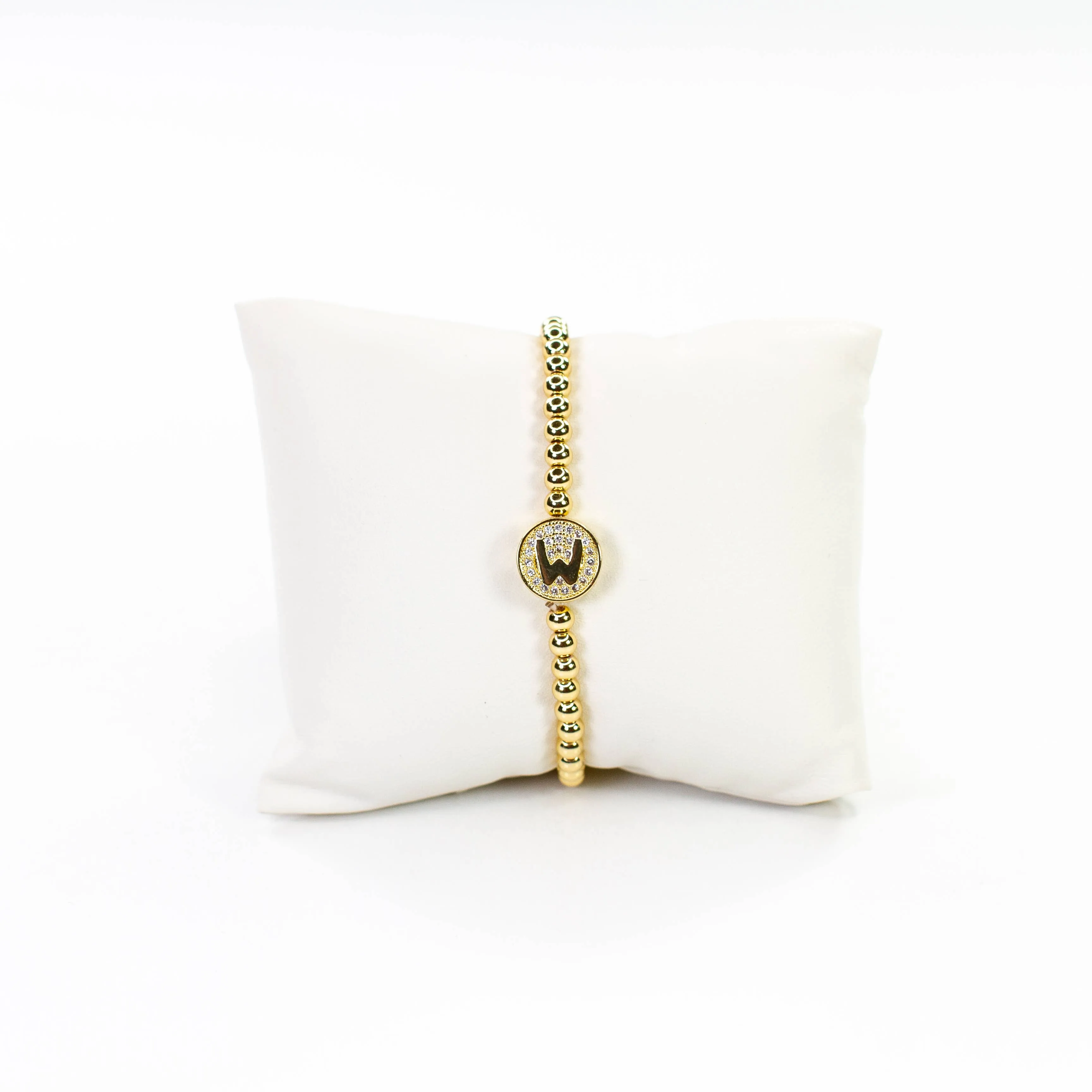 Initial Simulated Diamond Bracelet: C
