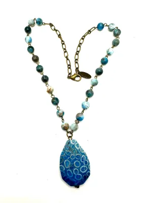 Jellyfish Agate Necklace