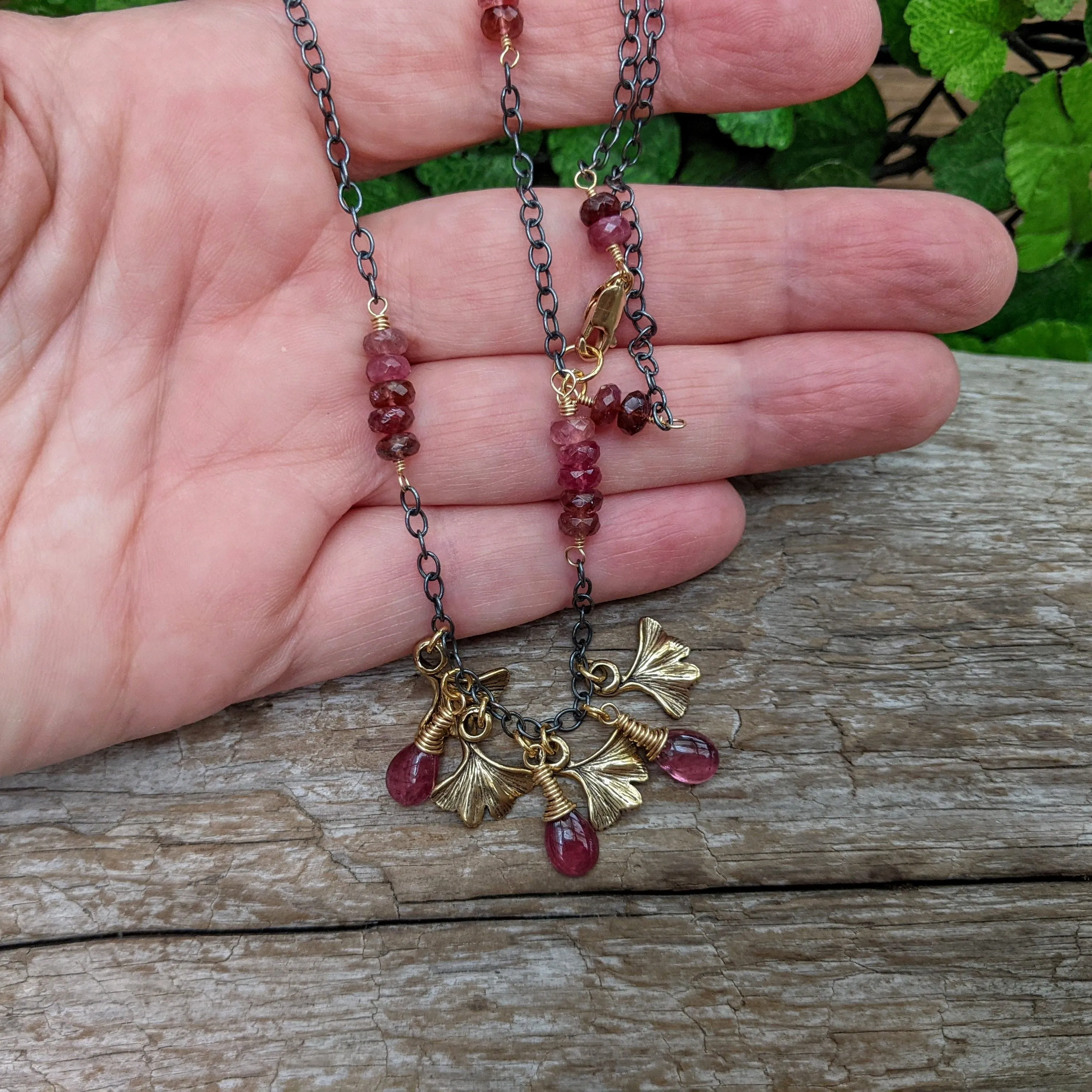 Pink Tourmaline Necklace