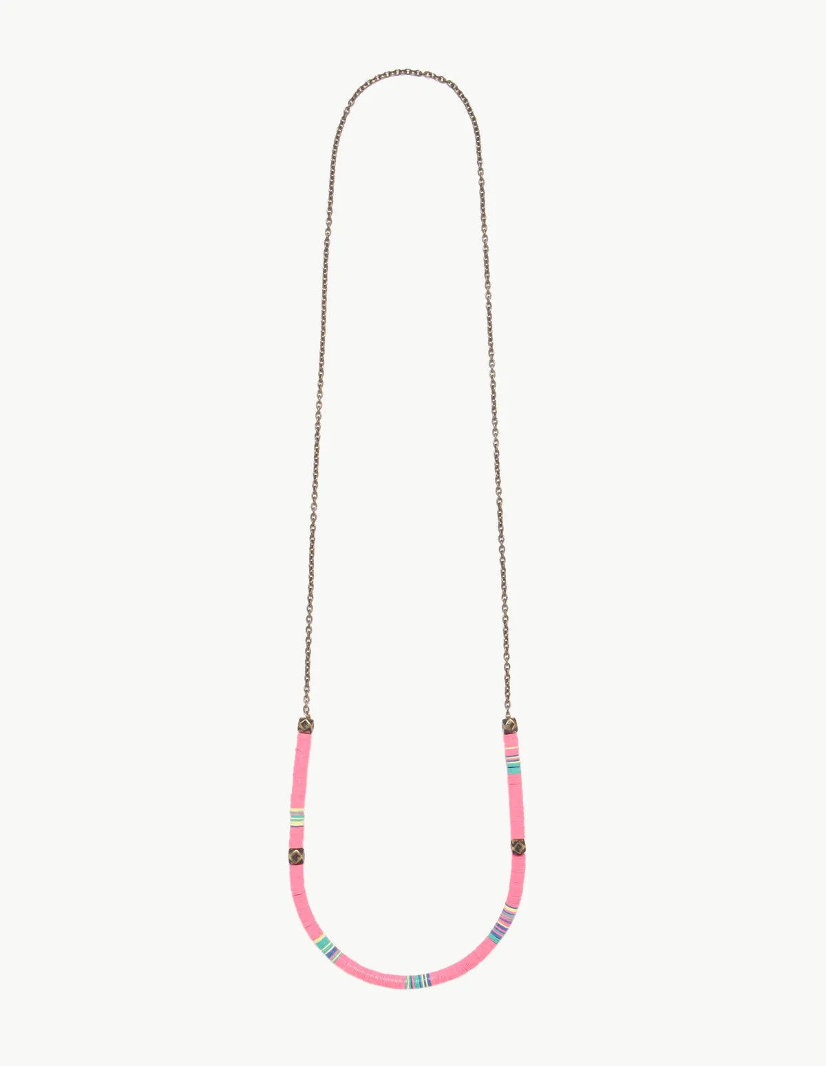Record Bead & Crystal Mountain Necklace