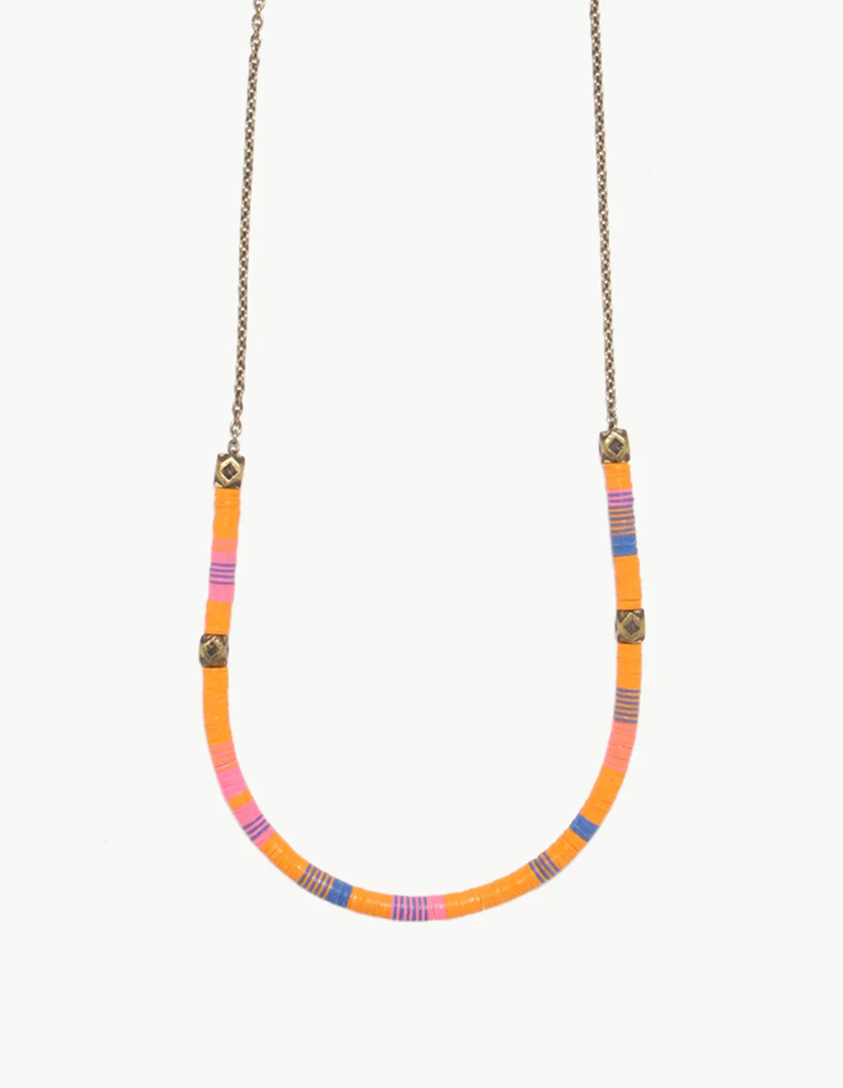 Record Bead & Crystal Mountain Necklace
