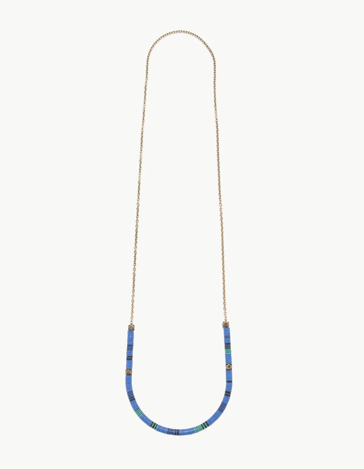 Record Bead & Crystal Mountain Necklace