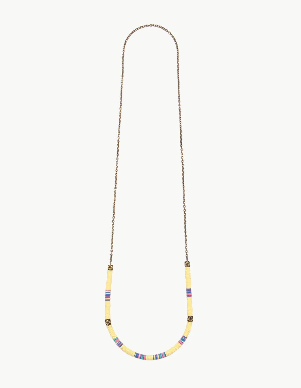 Record Bead & Crystal Mountain Necklace