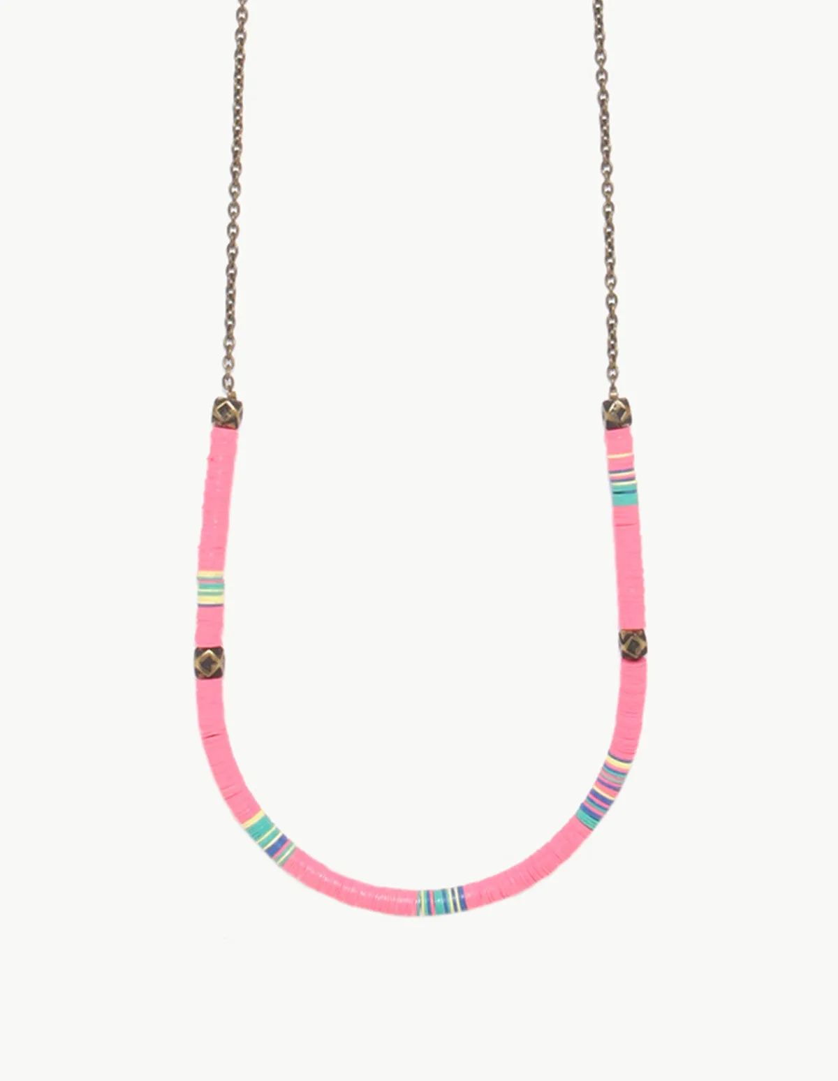 Record Bead & Crystal Mountain Necklace