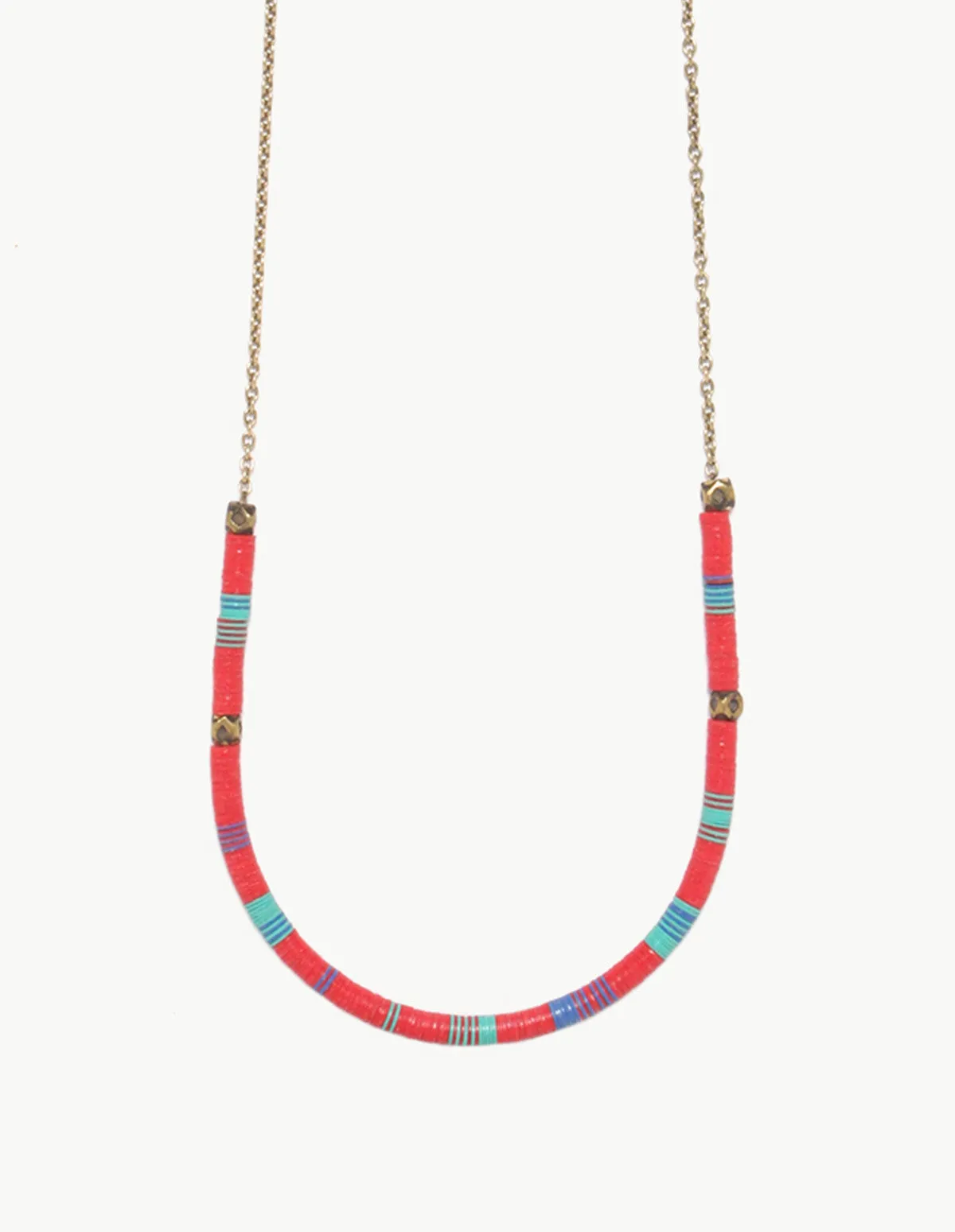 Record Bead & Crystal Mountain Necklace