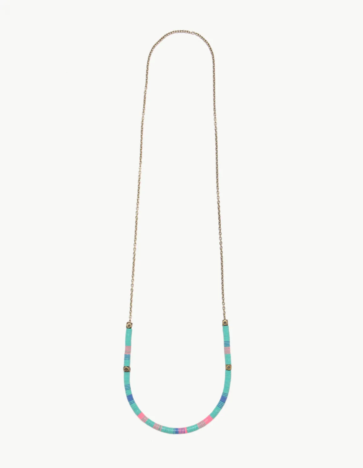 Record Bead & Crystal Mountain Necklace