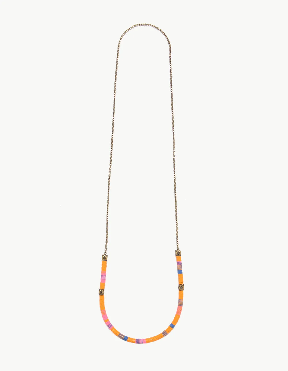 Record Bead & Crystal Mountain Necklace