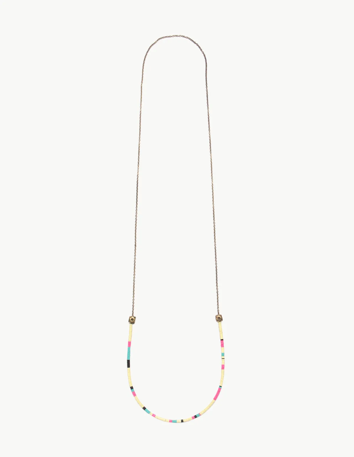Record Bead and Crystal Mountain Small Necklace