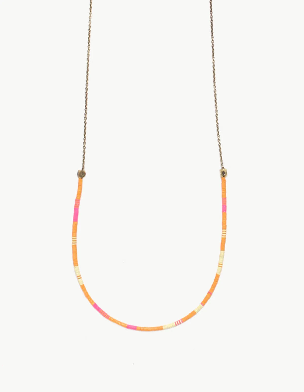 Record Bead and Crystal Mountain Small Necklace