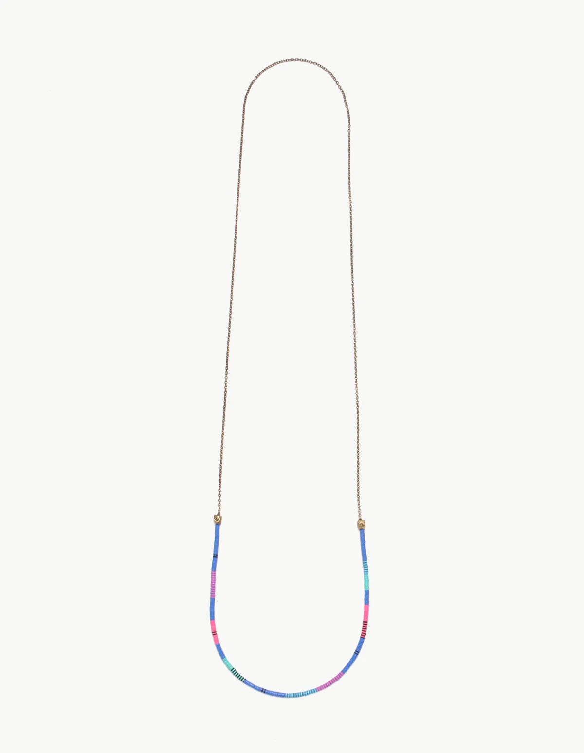Record Bead and Crystal Mountain Small Necklace