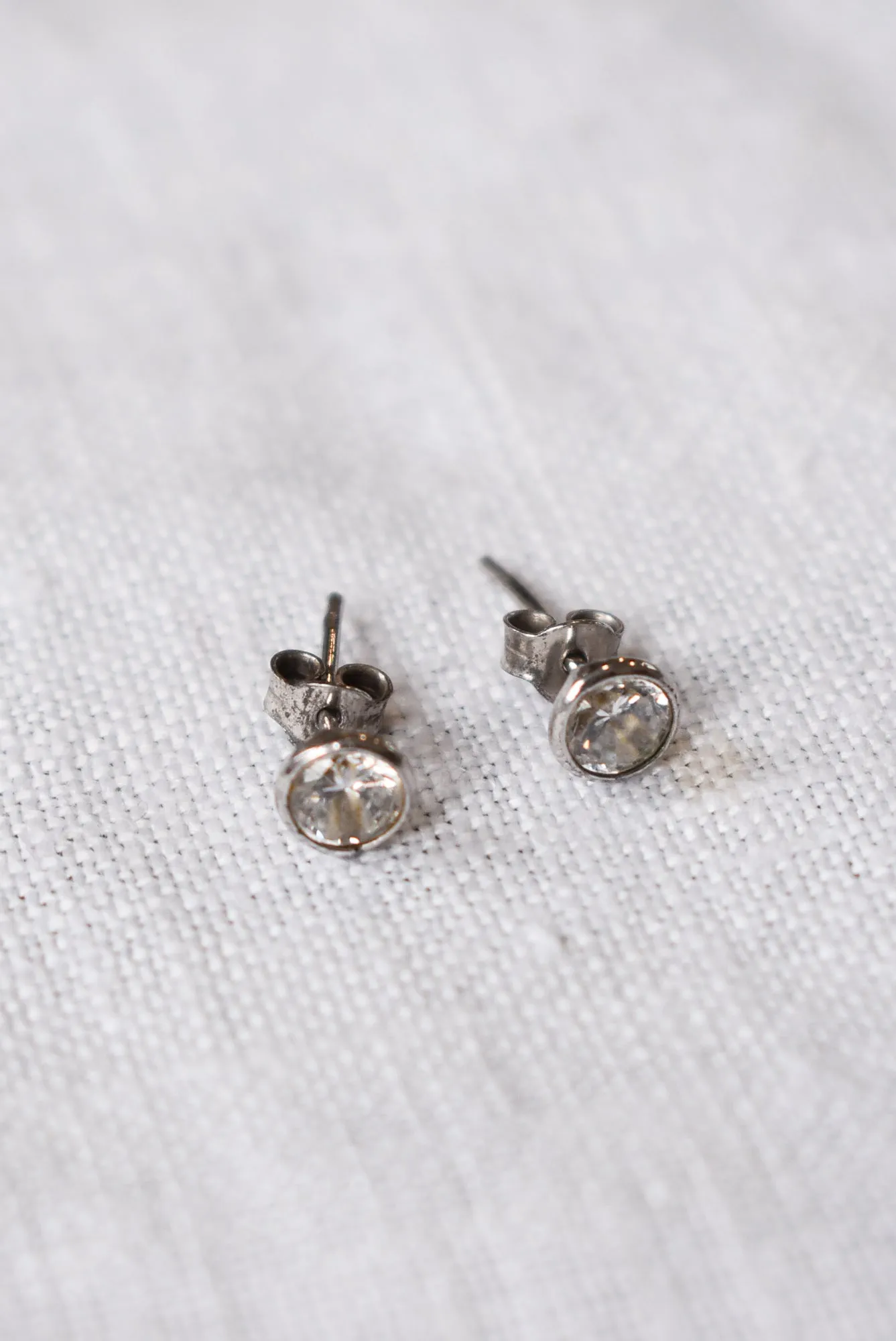 Super funky round set 925 silver studs