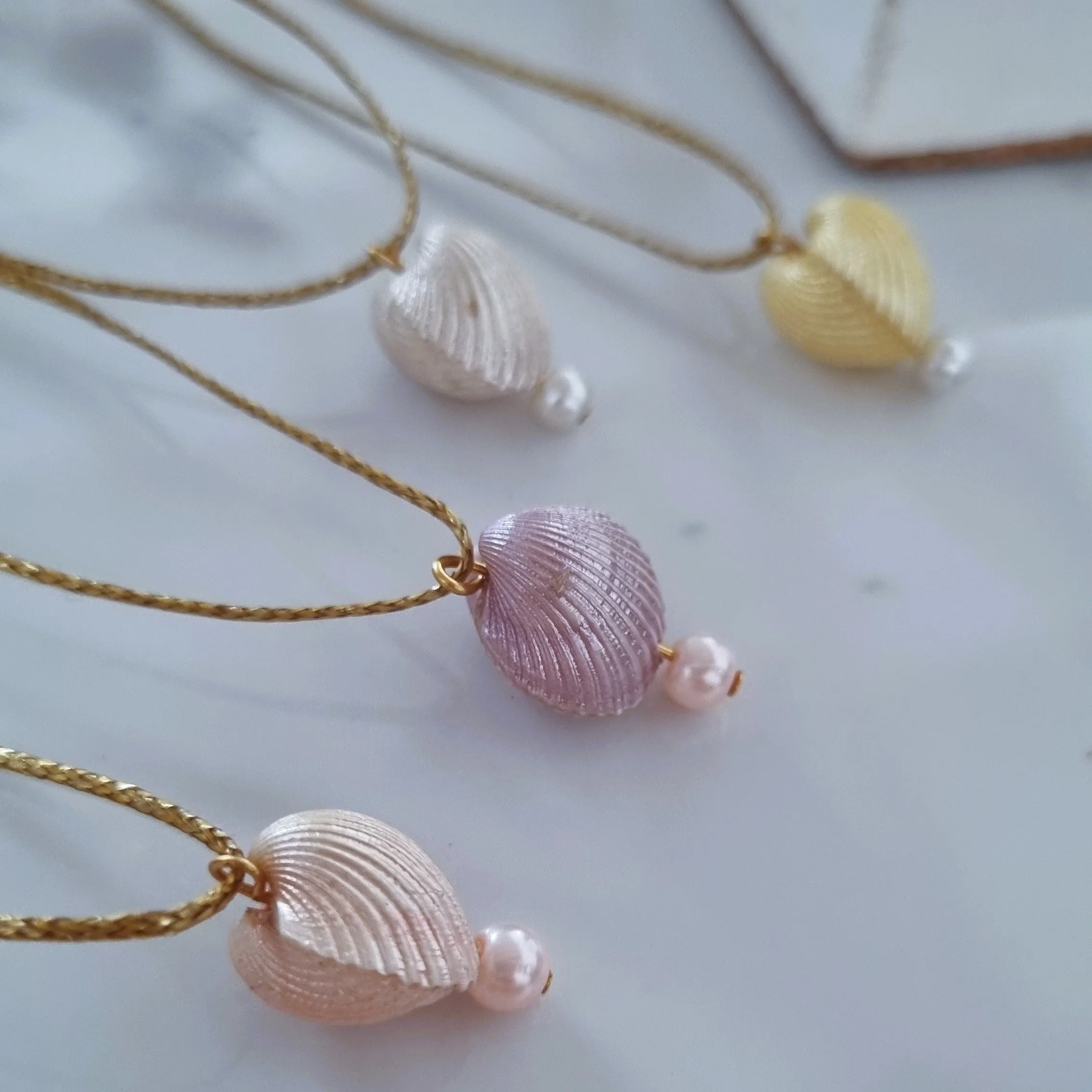 Tiny seashells charms