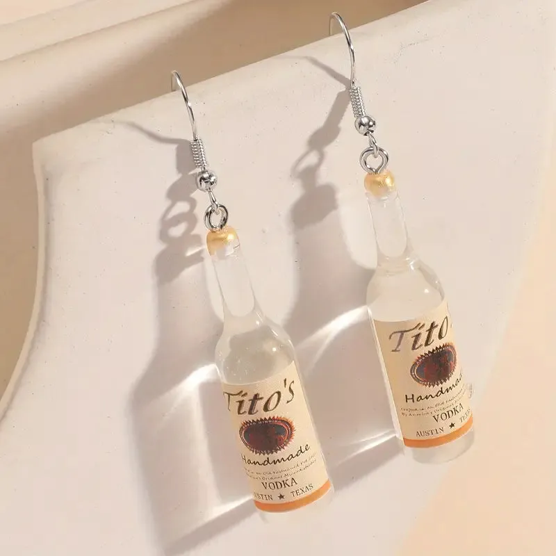 Tito's Bottle Dangle Earrings