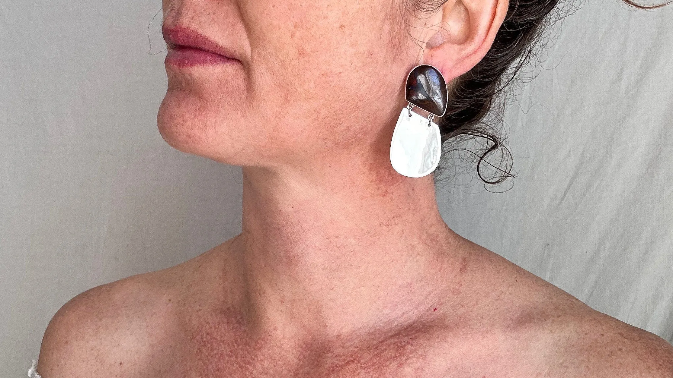 Yowah Opal & Sterling Silver Earrings. 1314